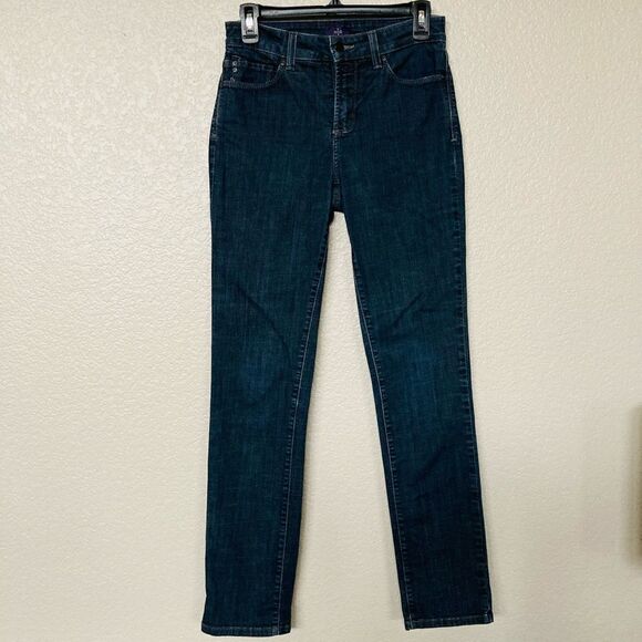 NYDJ Cropped Skinny Denim Jeans 2 - Picture 1 of 5